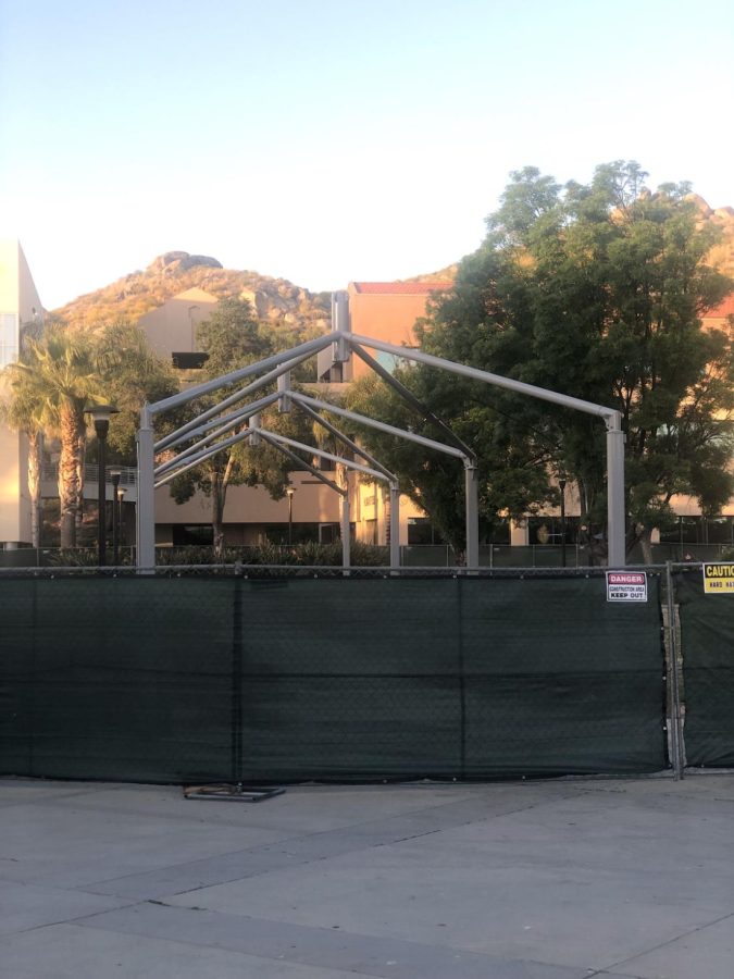 MVC’s Coudures Plaza Undergoing Construction to Install Canopy