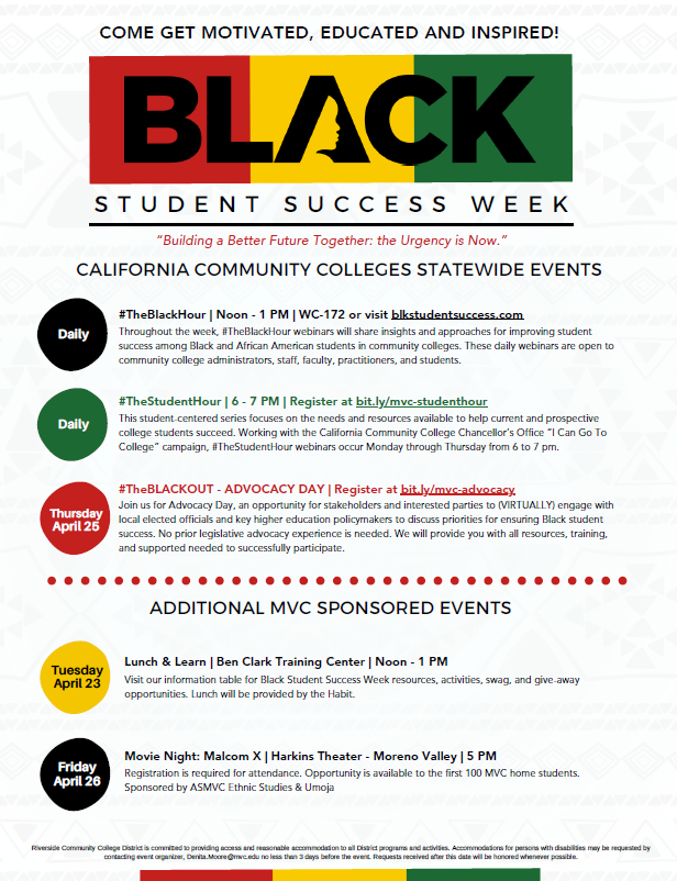Black Student Success Week brings student empowerment to MVC